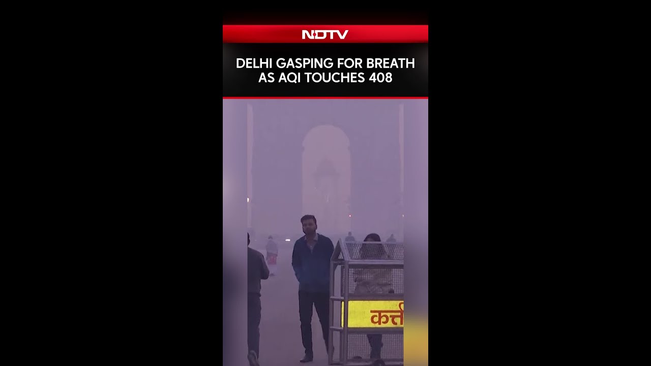 Delhi AQI | Delhi Gasps For Breath As AQI Touches 408 'Severe' Category