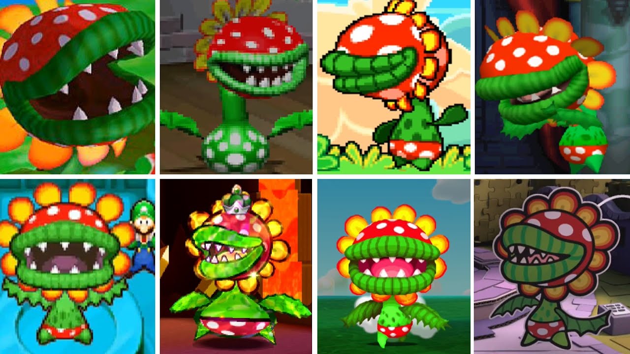 Mario Series - All Petey Piranha Bosses
