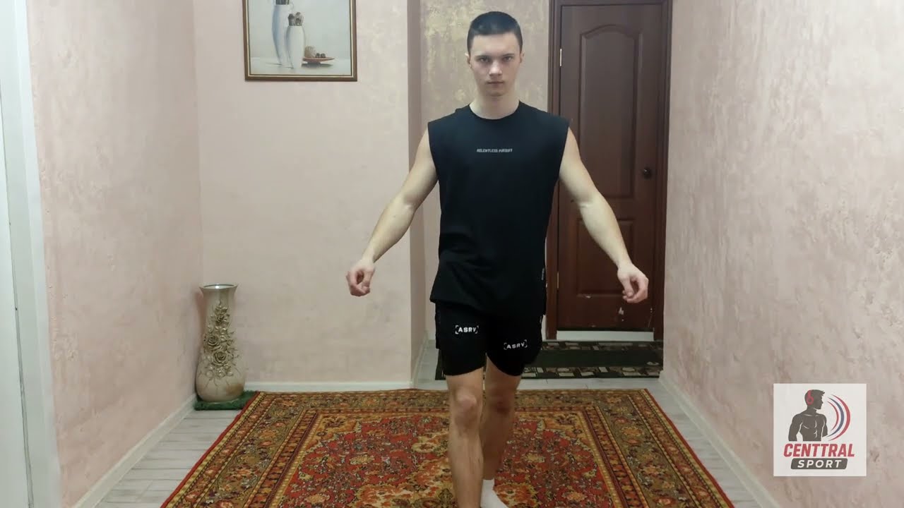 No Music Training: Young Bodybuilder Alex Warms Up With Stretching and Shows Real Progress in Boxers
