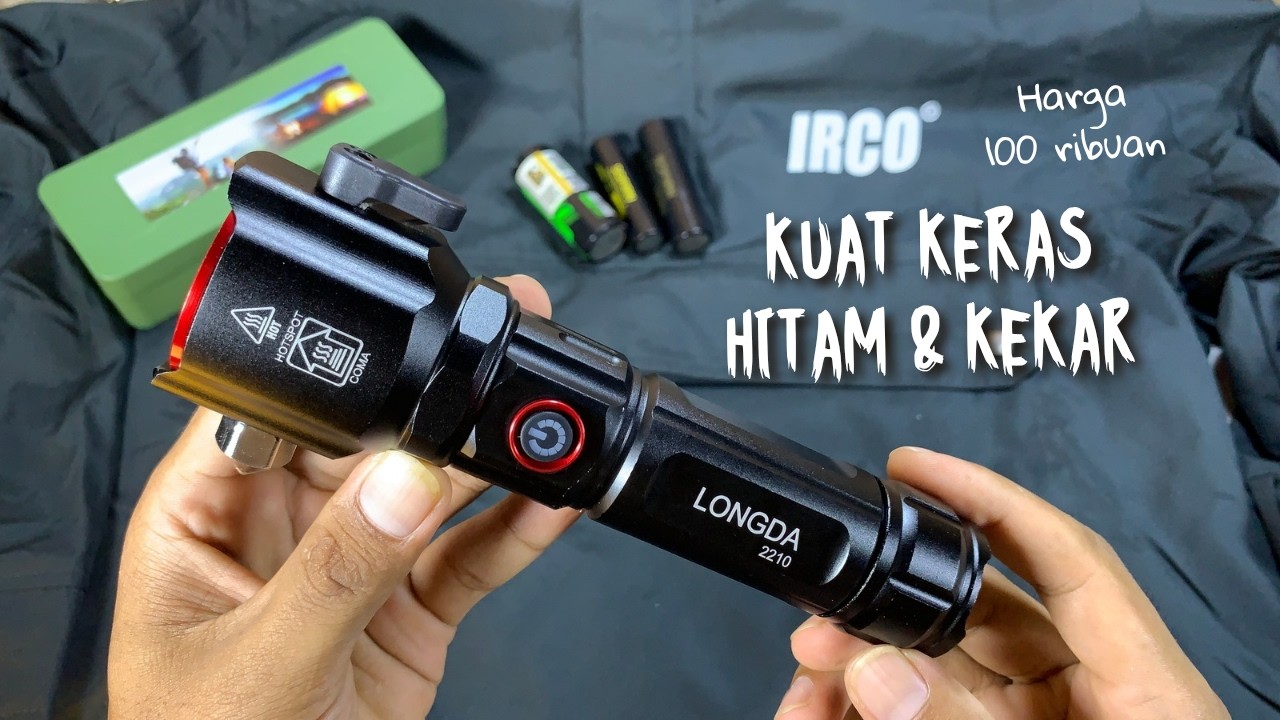 SENTER TANGAN ZOOM 100RIBUAN CAHAYA TERANG, KOKOH DAN KUAT #senterkepala #senterpalingterang
