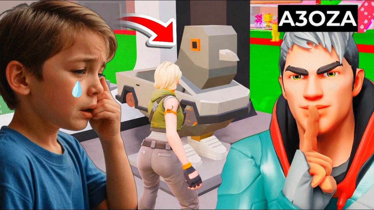 فورت نايت ماب السرقة | سرقت اغراض طفل + ماكنت اتوقعه يبكي !!😭💔 | Fortnite Brain Stealing