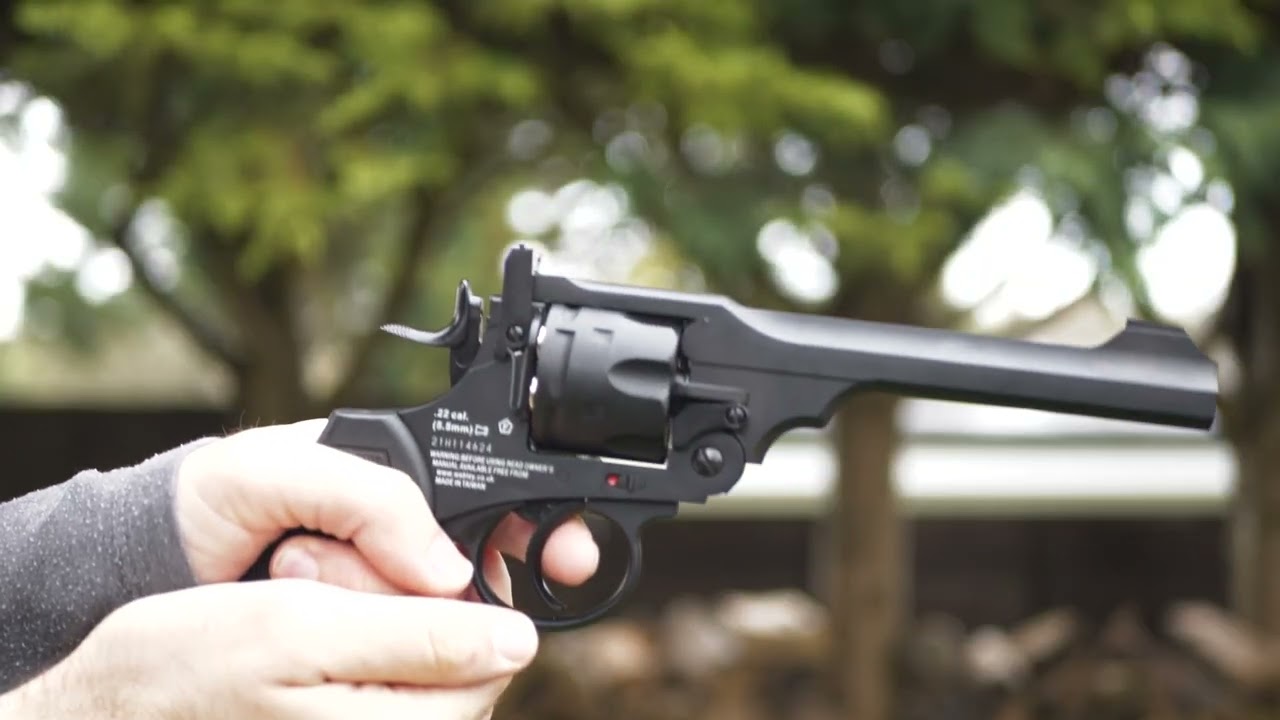 Обзор пневматического пистолета Webley MKVI Service Revolver
