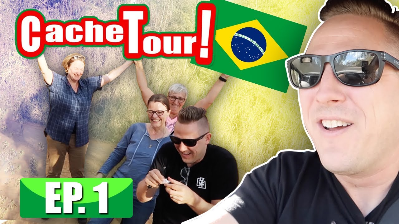 I FOUND MY FIRST GEOCACHE IN BRAZIL! (Cache Tour S2E1)