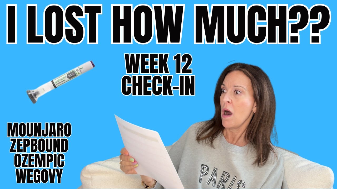 IT WAS A CRAZY WEEK! | Week 12 Check-In on #tirzepatide #zepbound #mounjaro #ozempic #wegovy