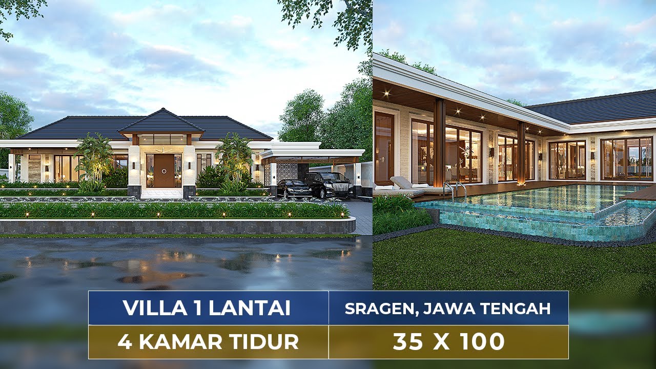 INI RUMAH ATAU RESORT? BEGINI MEWAHNYA HUNIAN RASA VILLA BALI DI JAWA TENGAH!! - JASA ARSITEK RUMAH