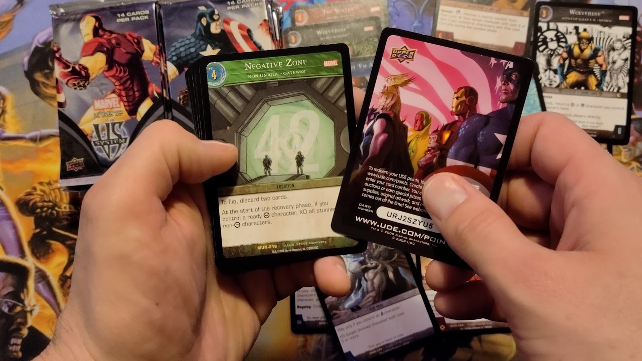 Vs System Marvel Universe Unboxing! Dead CCG box opening!