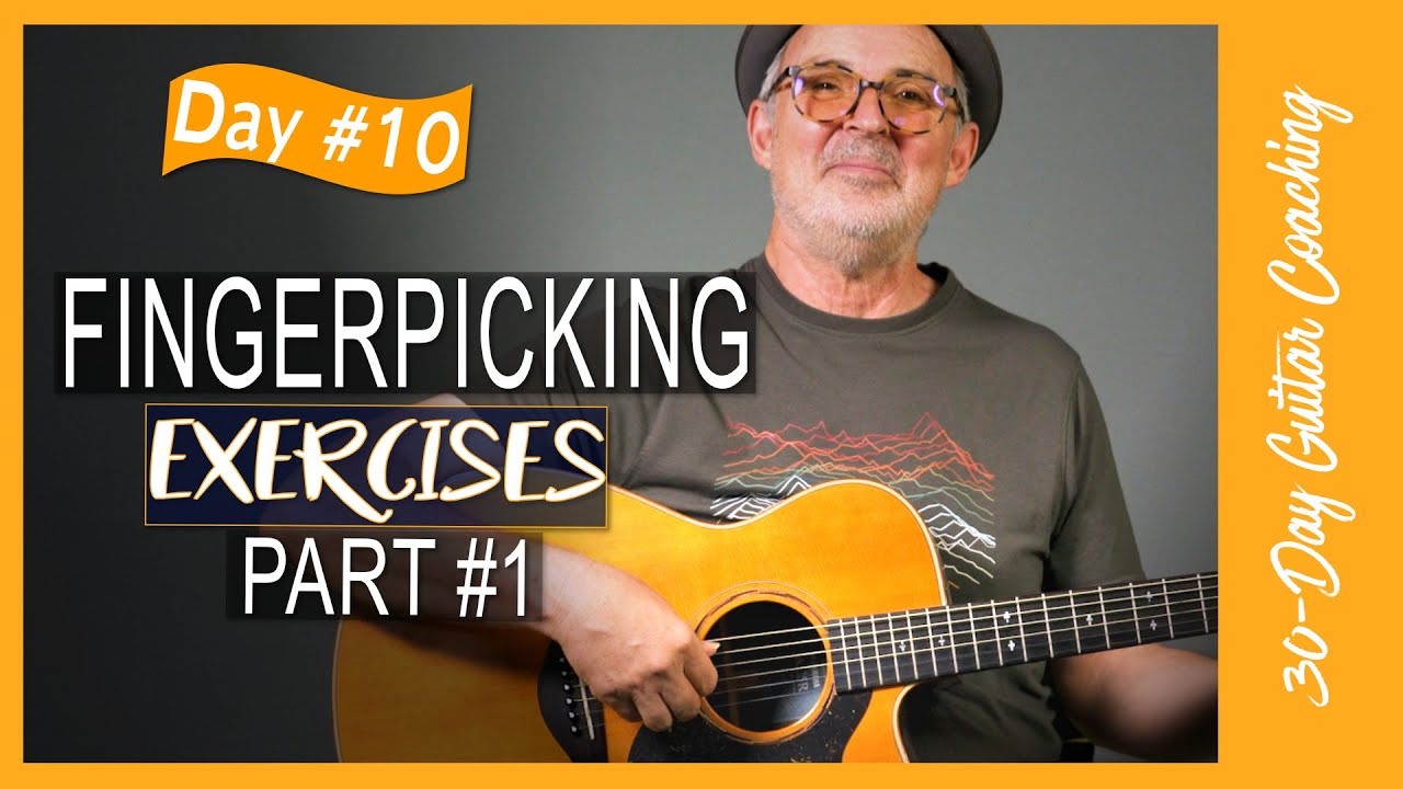 FINGERPICKING exercises for guitar - Part 1