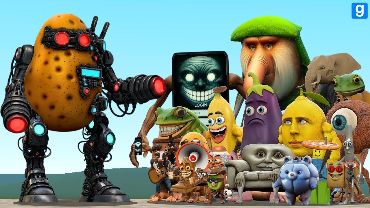 NEW BULBATRONIX 3000 FROM ITALIAN BRAINROT ANIMALS MEMES in Garry's Mod!