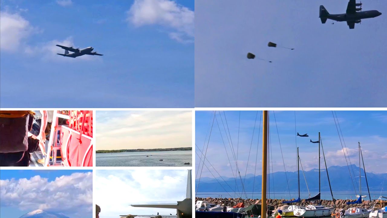 Unseen Footage: U.S. & Italian Paratroopers' Secret Airborne Op on C-130!