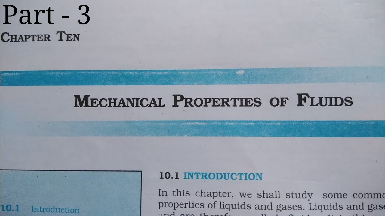 Class 11 | Mechanical Properties of Fluids 03 | Streamline Flow | Bernoulli's Principal | JEE/NEET