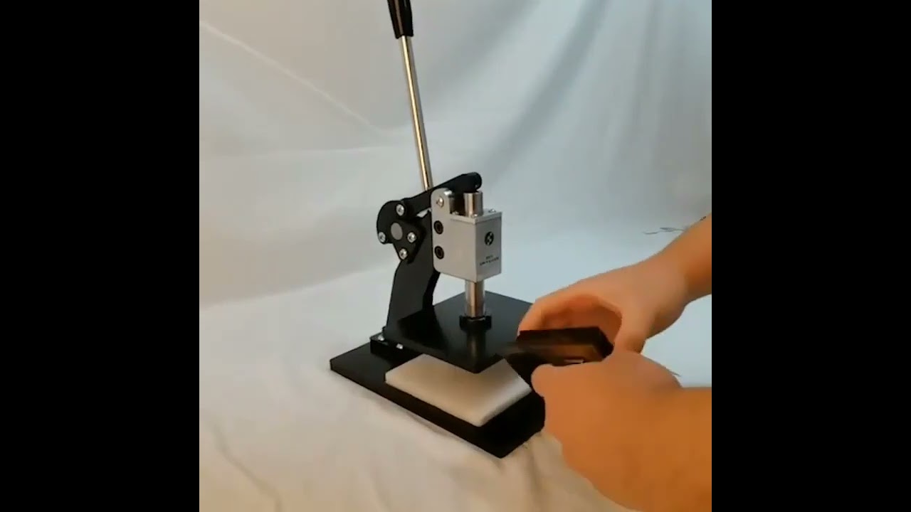 Leather Die Cutting Machine Hand Press Sampling Punching Tool Photo Paper PVC/EVA Sheet  Cutter