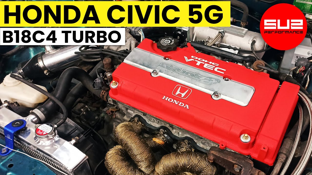 Honda Civic z legendarnym B18C4 + Turbo | Strojenie i testy drogowe