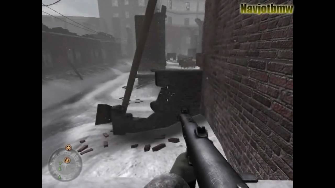 Call Of Duty 2 HD Walkthrough - Part 3 - Repairing the Wires [6]