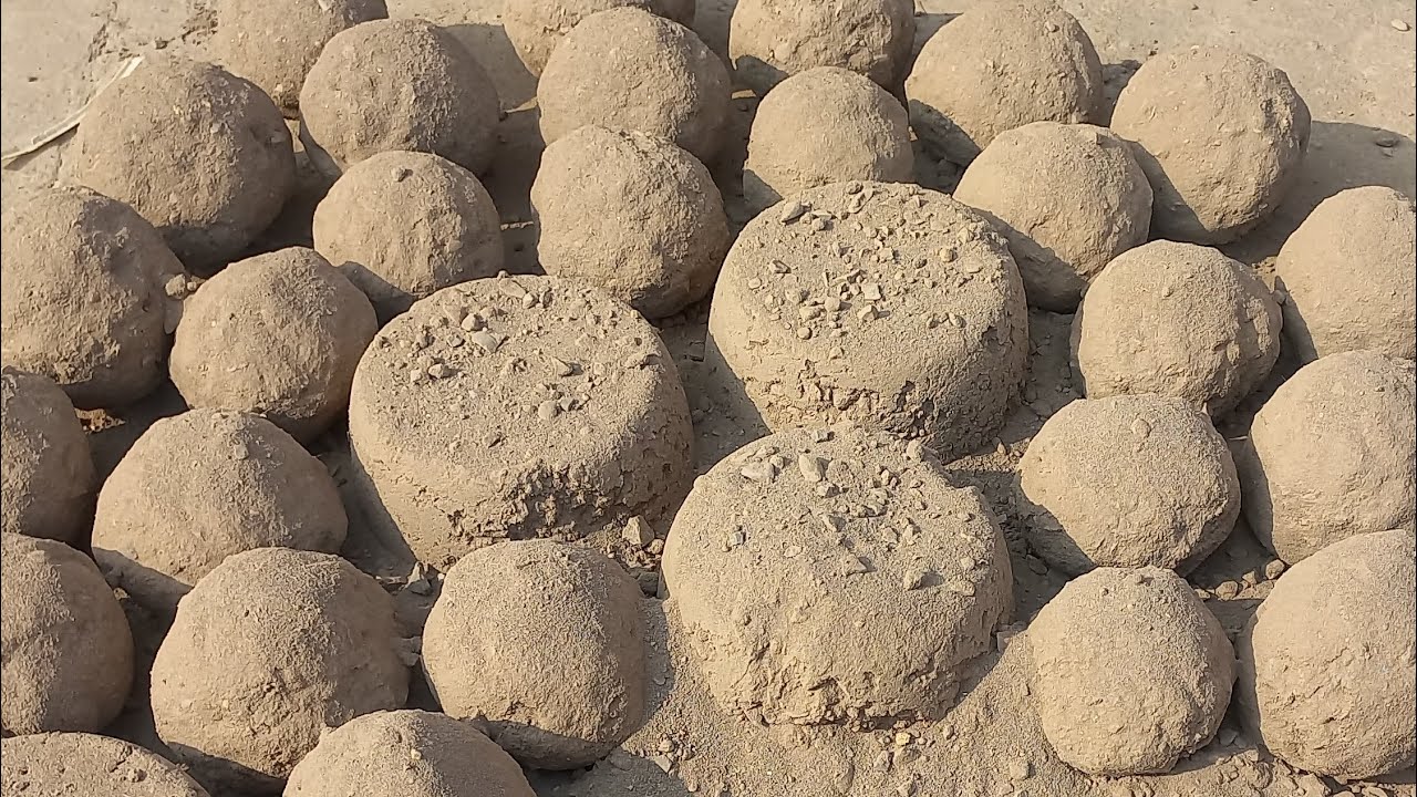 Soft Dusty Gritty Mud balls 🫶💣 Dru Floor Crumbling satisfying ASMR video ❤️🔥