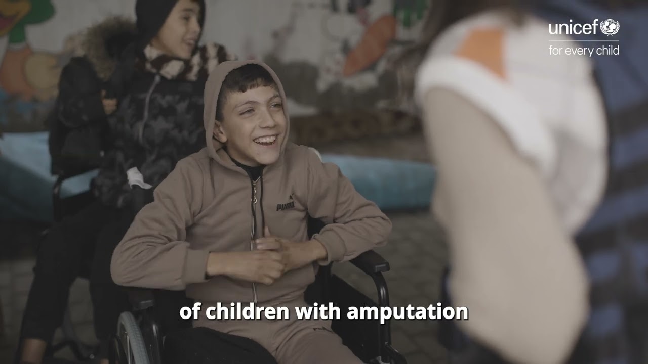 Gaza | Wheelchair distribution to childrenwith injuries caused by the war