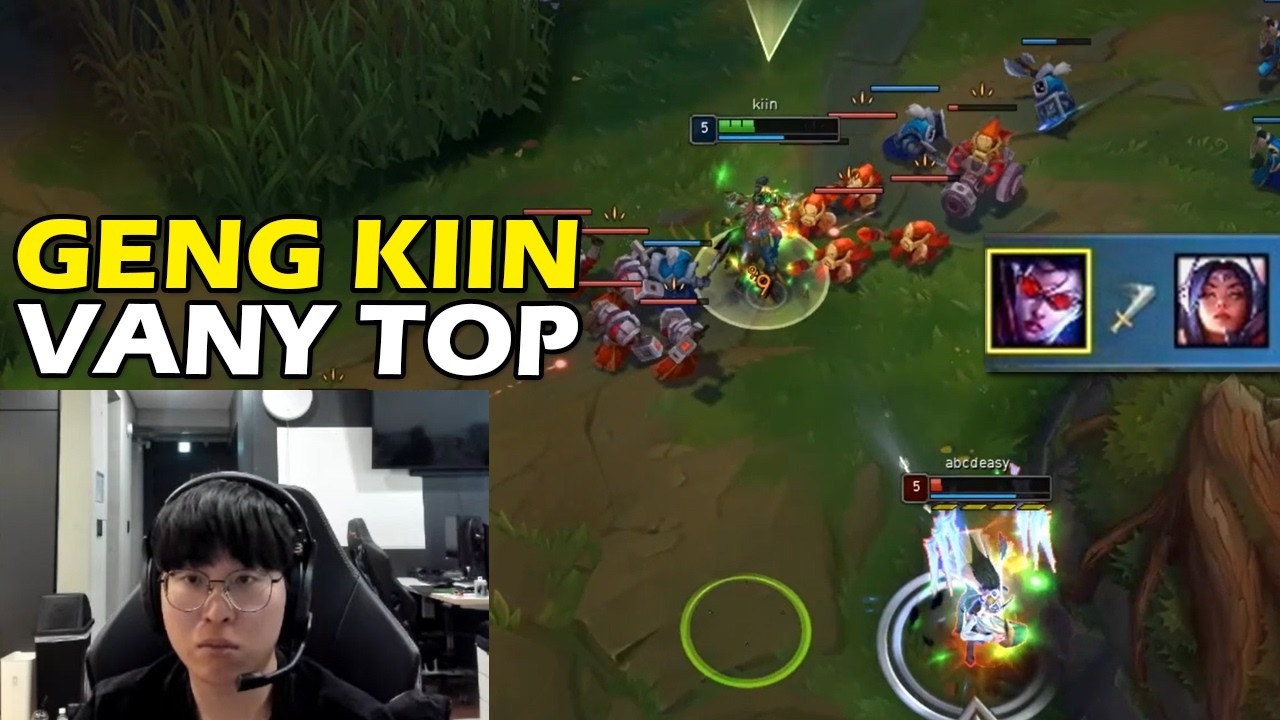 GENG Kiin Stream Vayne vs KR Challenger Irelia Top