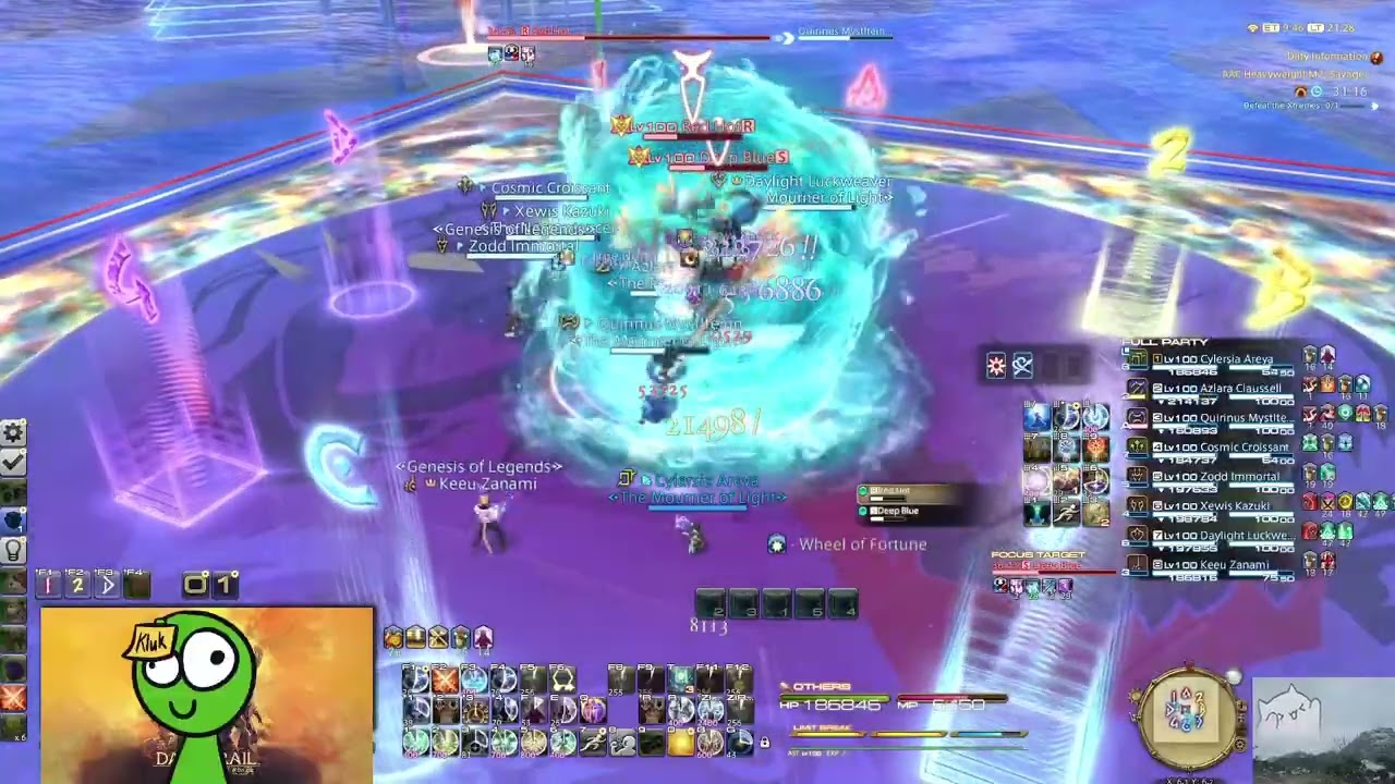 FFXIV - AAC Heavyweight - Match 2 (Savage) - AAC10S - Red Hot and Deep Blue  - RIP Harem [AST Pov]
