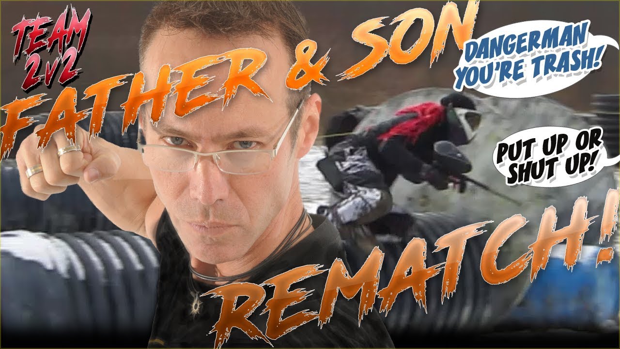 DangerMan You're Trash! Player Calls Out DangerMan! 2 v 2 Paintball Rematch!