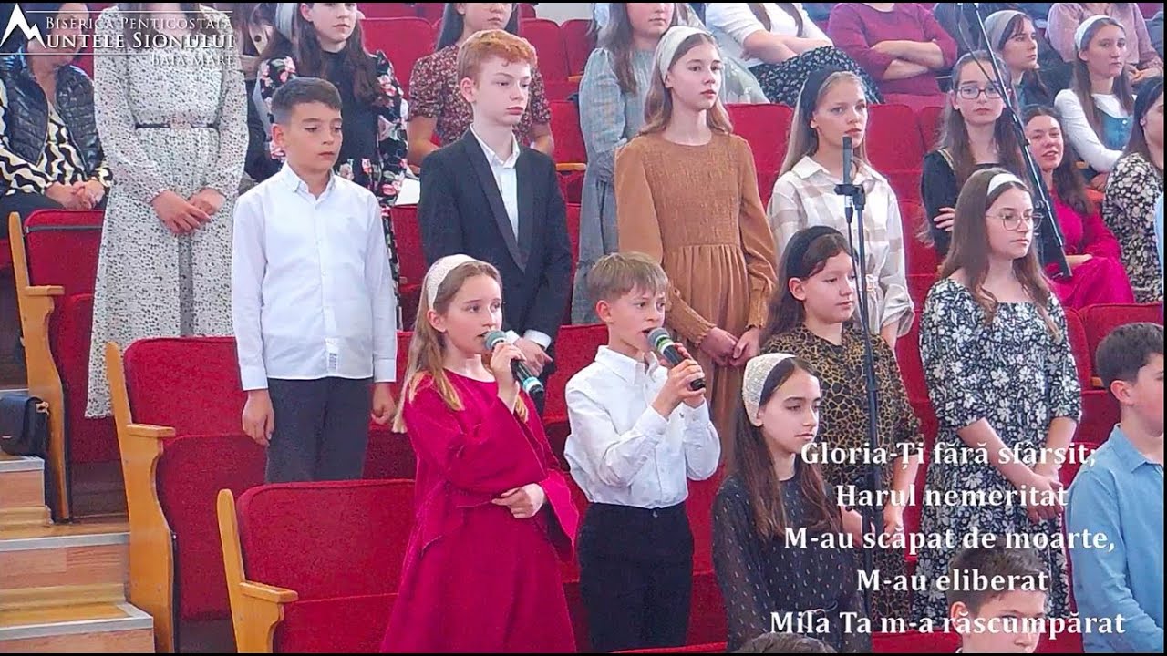 Colaj Song of Grace/ Dar a înviat din morți - Corul de copii Muntele Sionului