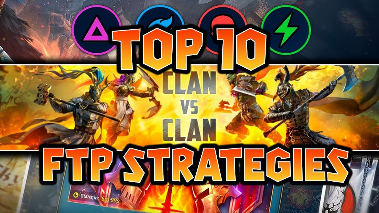 CLAN VS CLAN TOP 10 TIPS | FTP Easy Points Strategies ! | Raid Shadow Legends