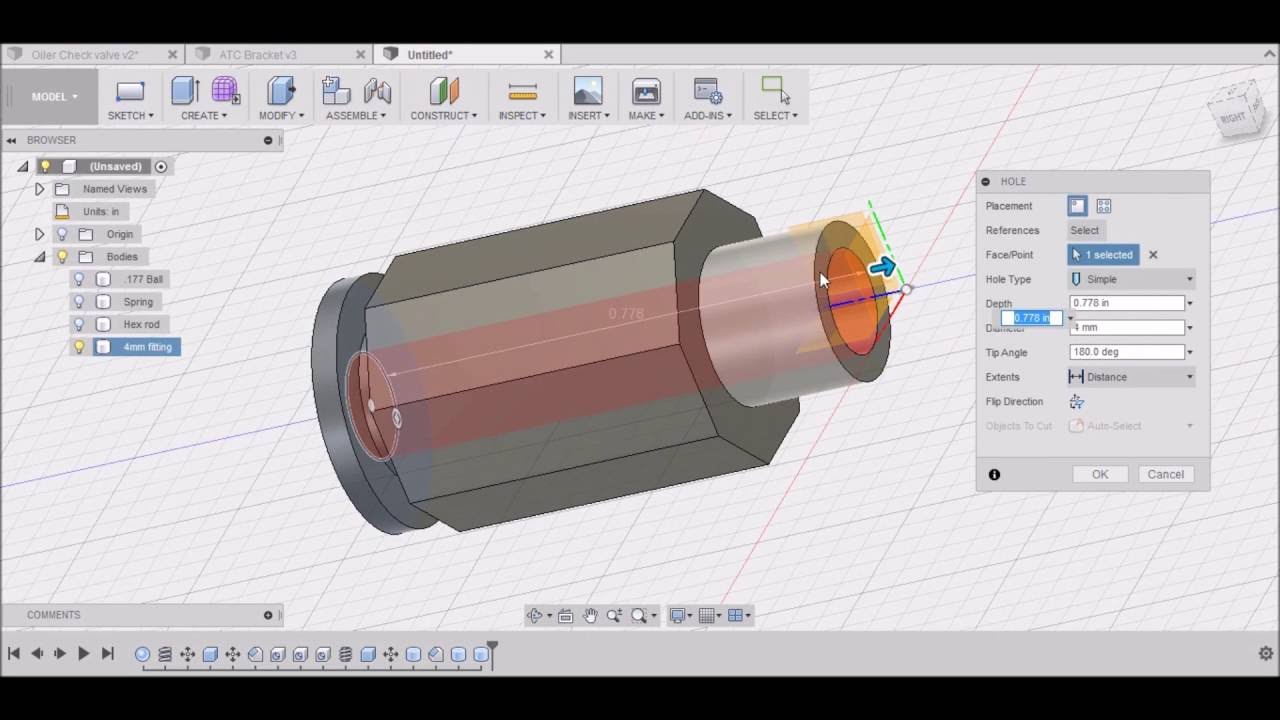Fusion 360 DIY Check valves
