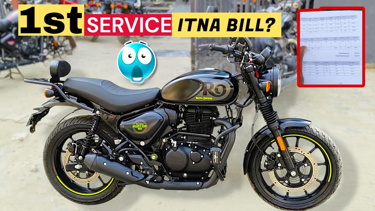 2026 Hunter 350 1st Service Cost Full Detail | Hunter Bike Service Cost worth it or Too High?