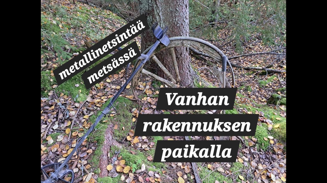 Metallinetsintää - Vanhan rakennuksen paikalla metsässä #metallinetsintä #metaldetecting