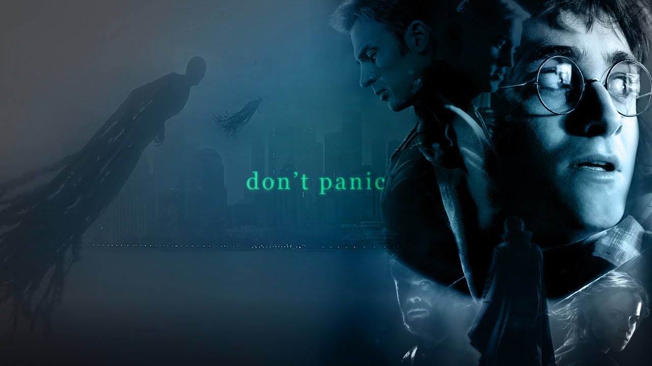 Don't Panic | Crossover Harry Potter and Marvel
