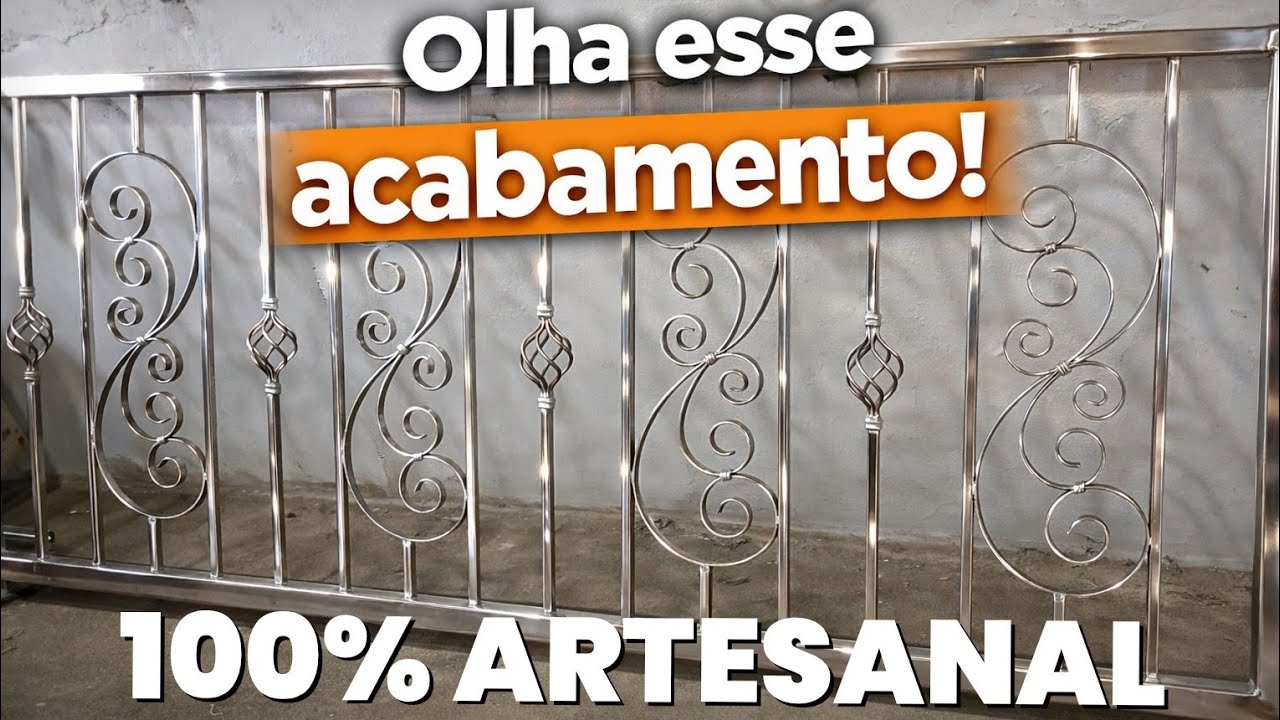 Guarda Corpo estilo Colonial | ETAPA de ACABAMENTO (Parte 4) ,no passo a passo !!! 