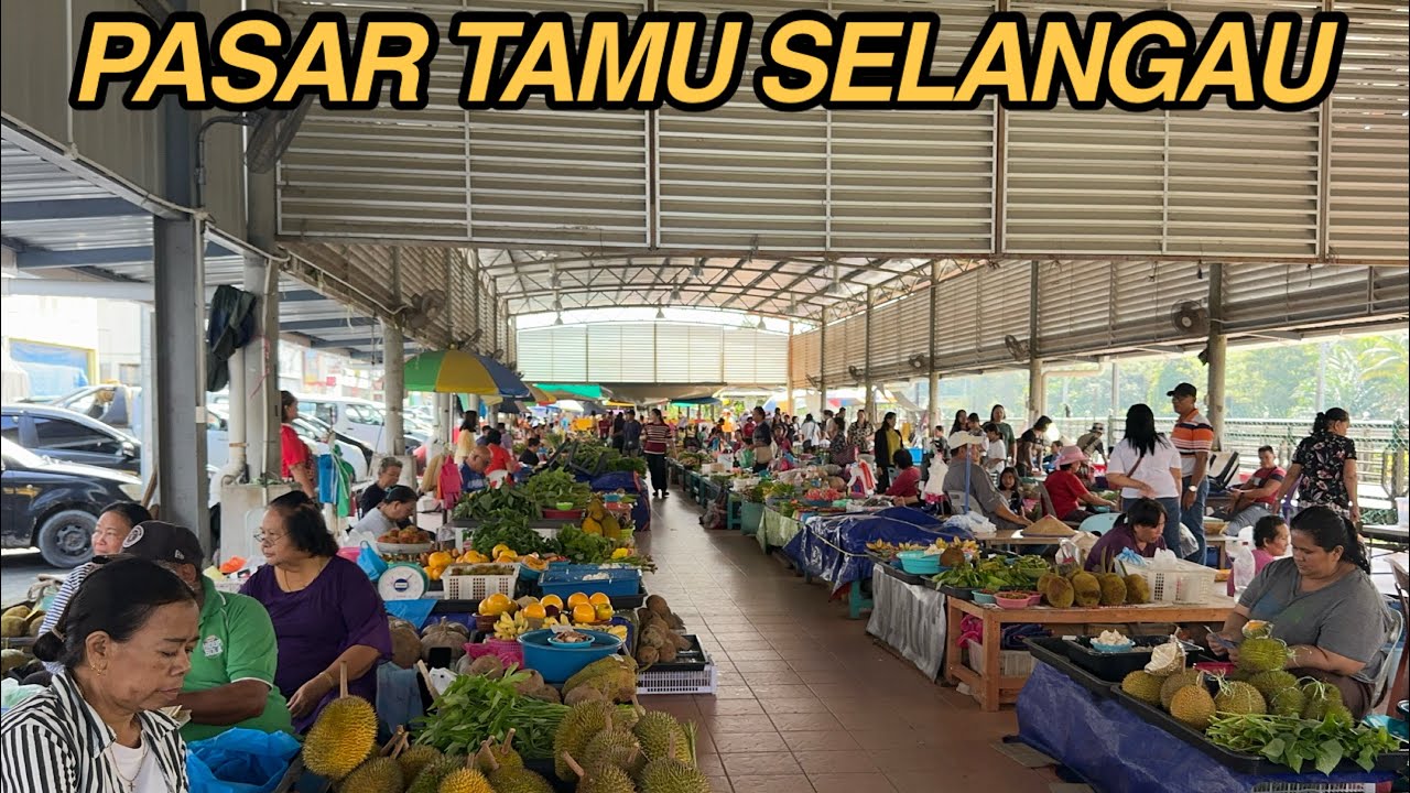 Jalan-jalan di Pasar Tamu Selangau