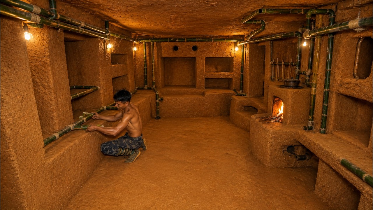 He Spent One Year Building a Secret Underground Palace | Start to Finish by