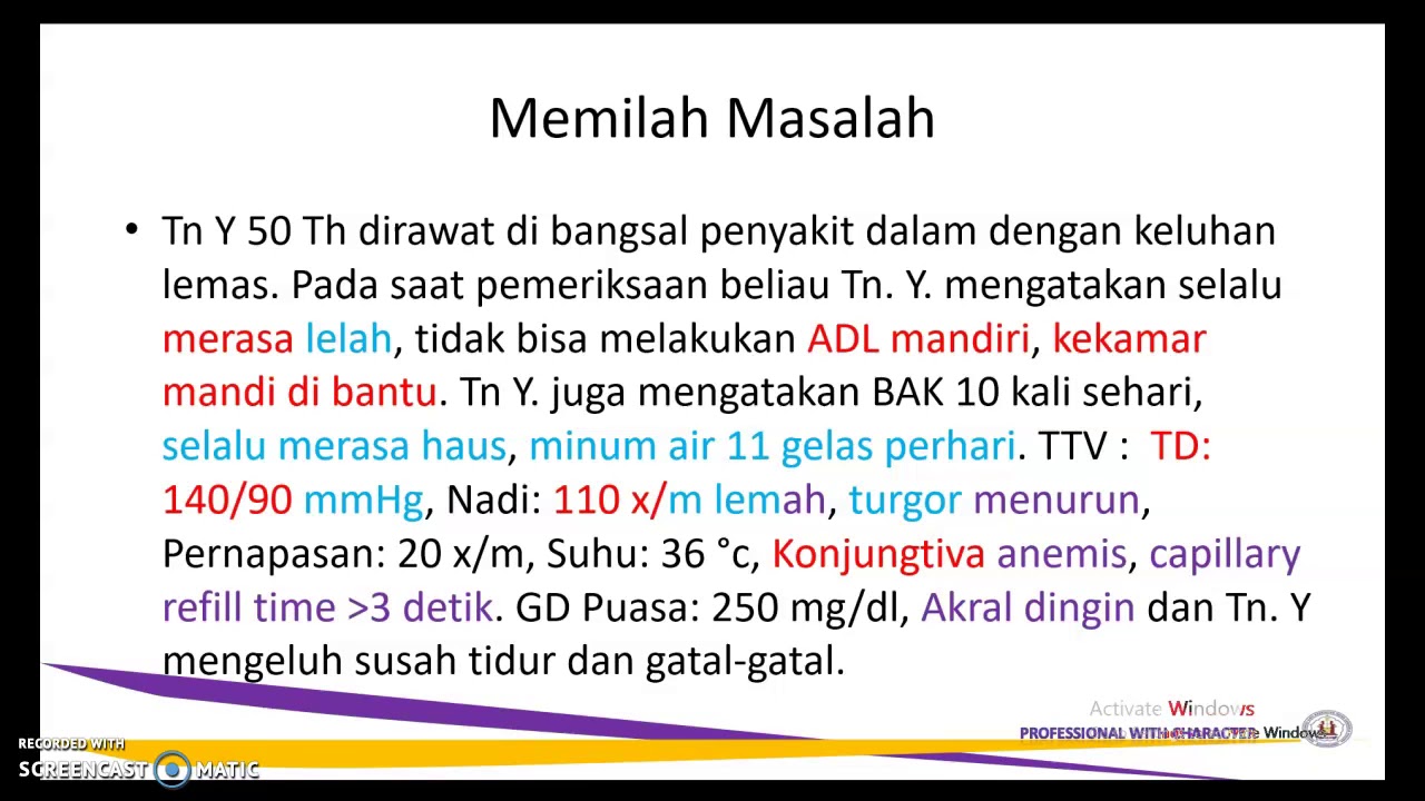 ASKEP Diabetes Melitus