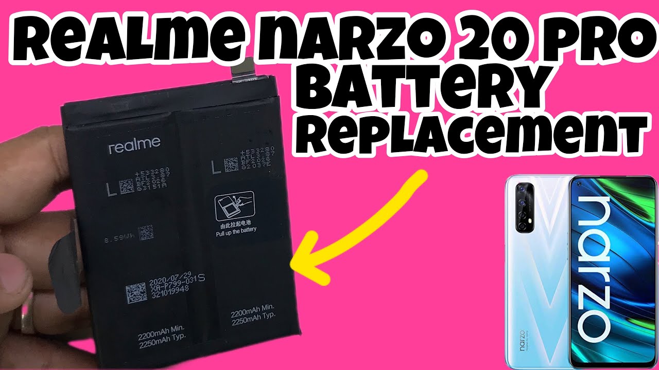REALME NARZO 20 PRO BATTERY REPLACEMENT | HOW TO CHANGE REALME NARZO 20 PRO BATTERY #repair #realme