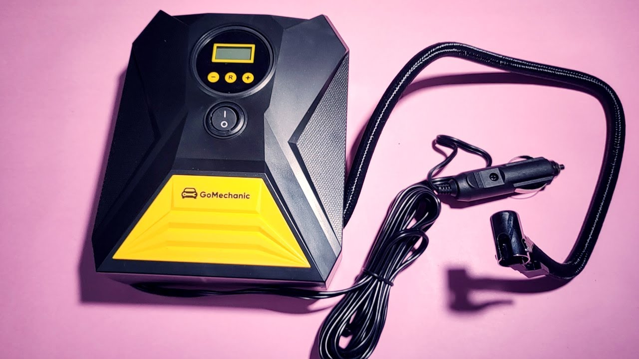 Gomechanic portable digital tyre inflator