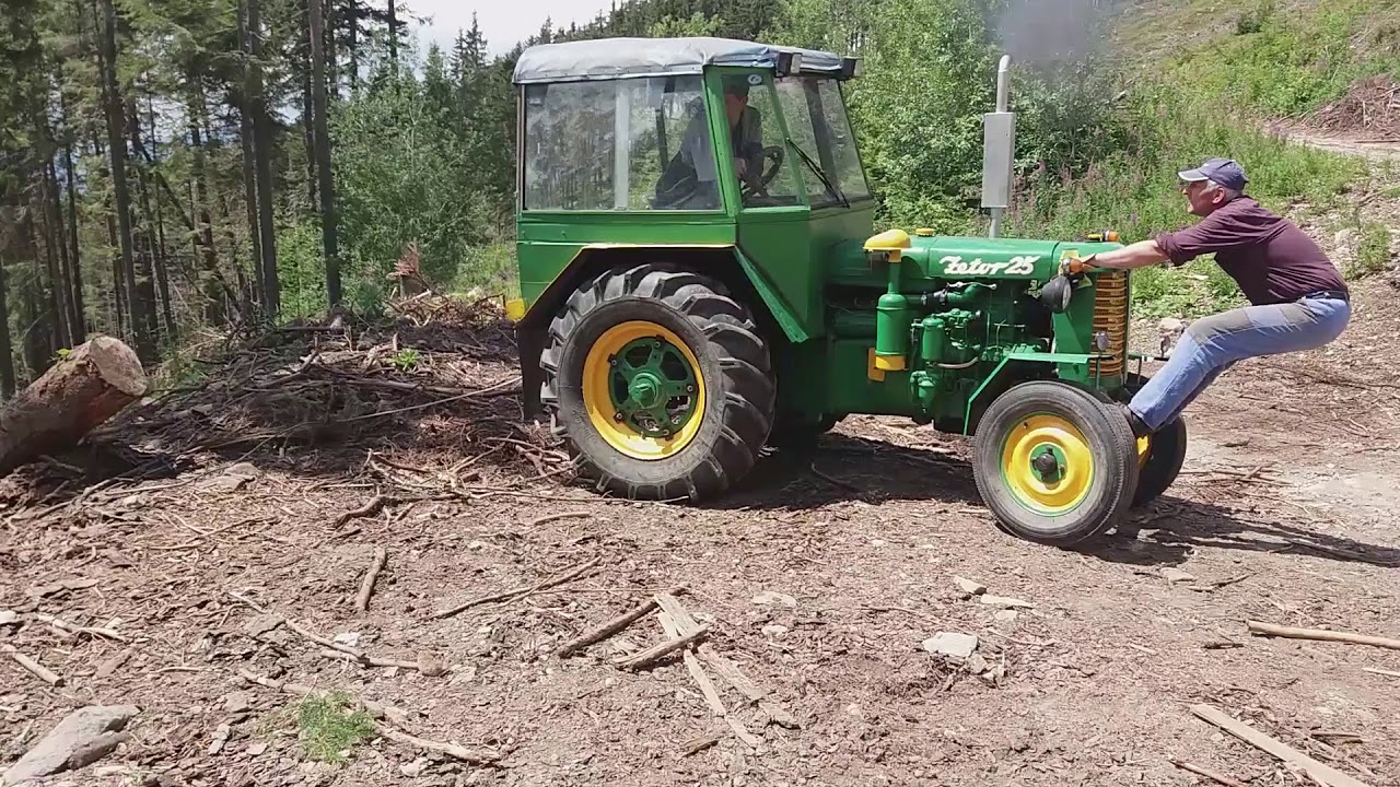 Zetor 25 A Práca s drevom 2018