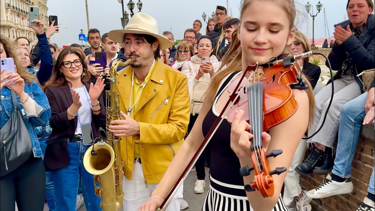Viva La Vida -  Karolina Protsenko & Daniele Vitale | Violin & Sax Cover