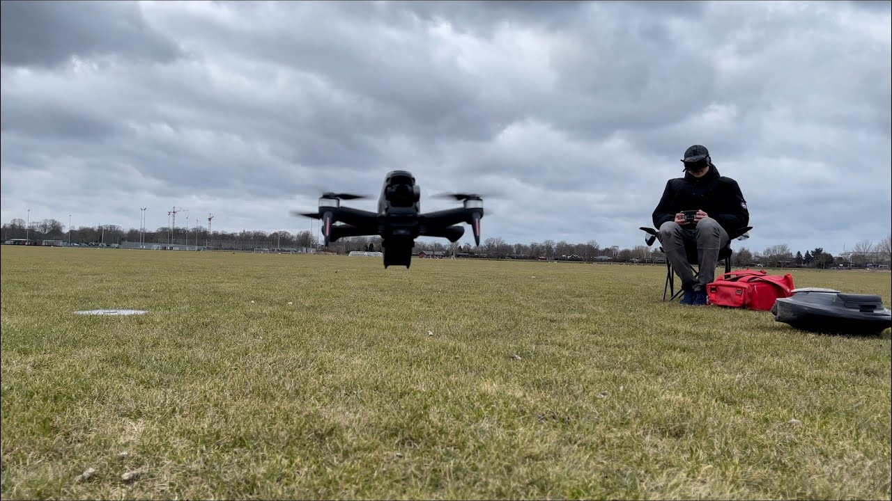 DJI FPV Combo: High Wind Test! 50kmph+ 💨🌪🌩