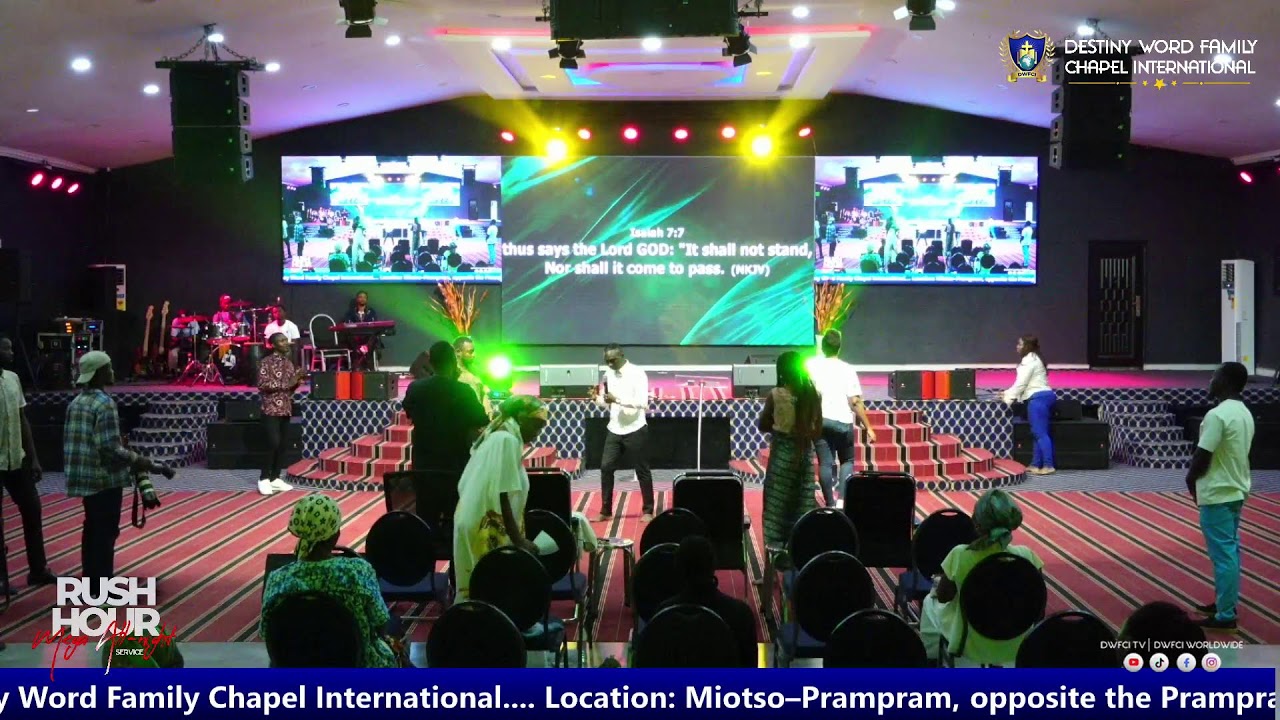 ⛪✨ Join us LIVE for the Rush-Hour Mega All-Night Service with God's Oracle Rev. Dr. Ernest Annor!