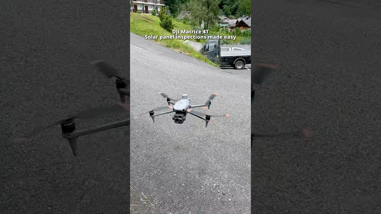 Solar panel inspection using a thermal camera drone ♨️ DJI Matrice 4T 🎬 ITASCAN