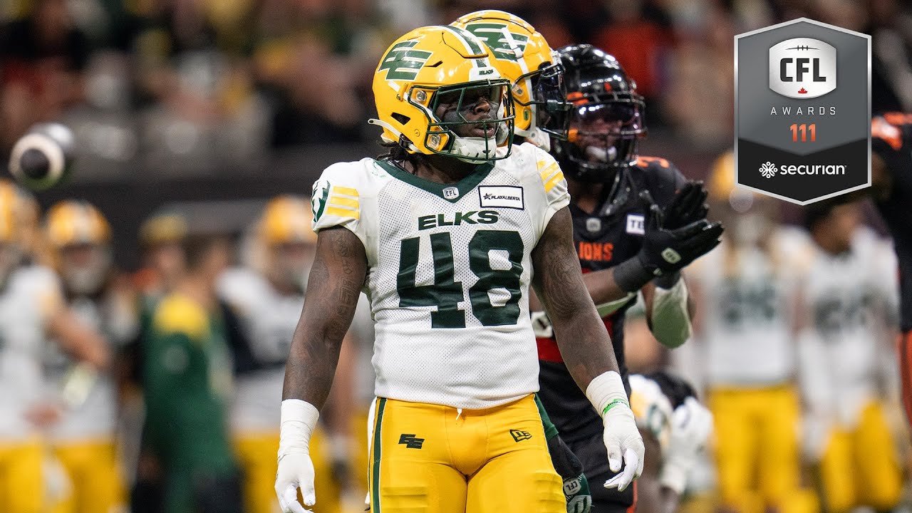 CFL Awards: Nick Anderson named 2024 Rookie of the Year
