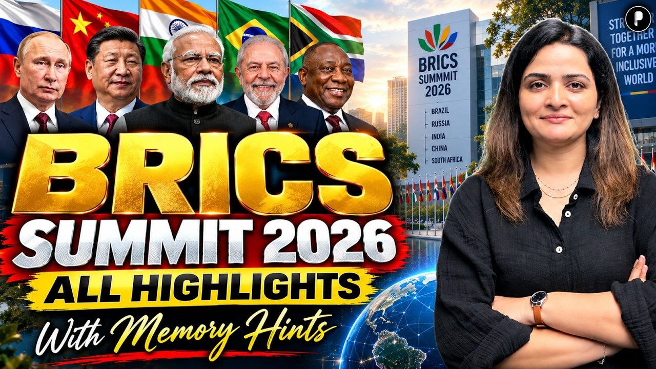 BRICS Summit 2026 Key Highlights With Memory Hints | Daily Current Affairs Burning Issues #parcham