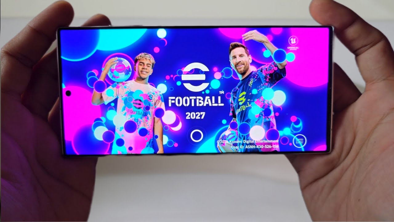 Геймплей Efootball 2027 на мобильных устройствах 😍