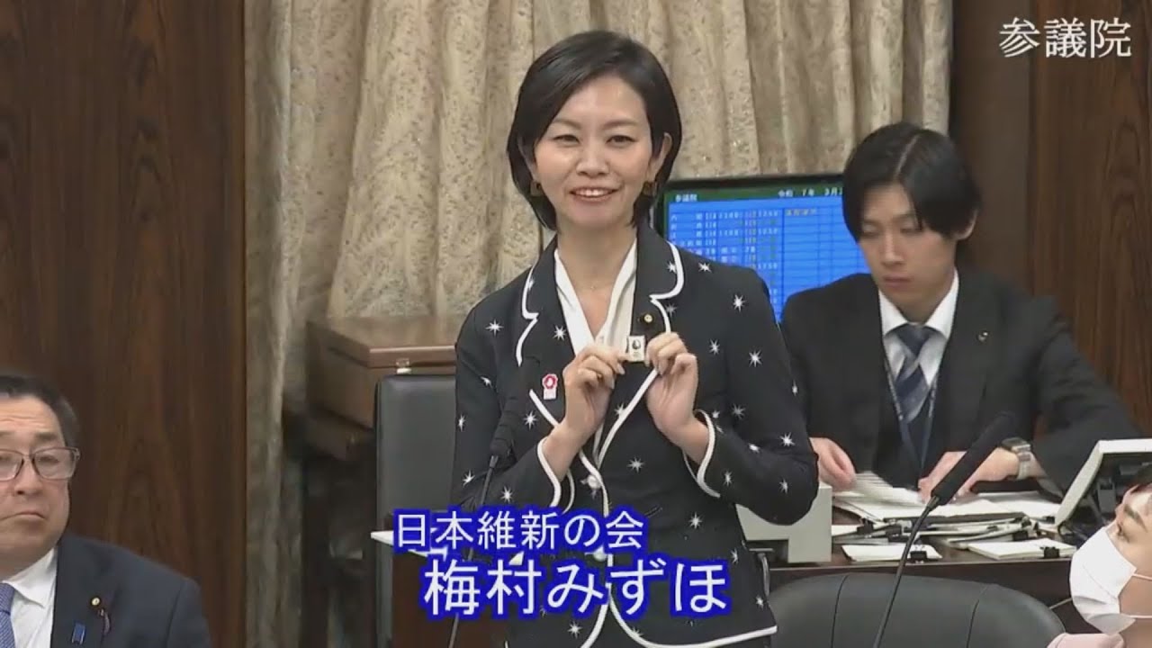 2025.03.24 経済産業委員会・質疑　梅村みずほ