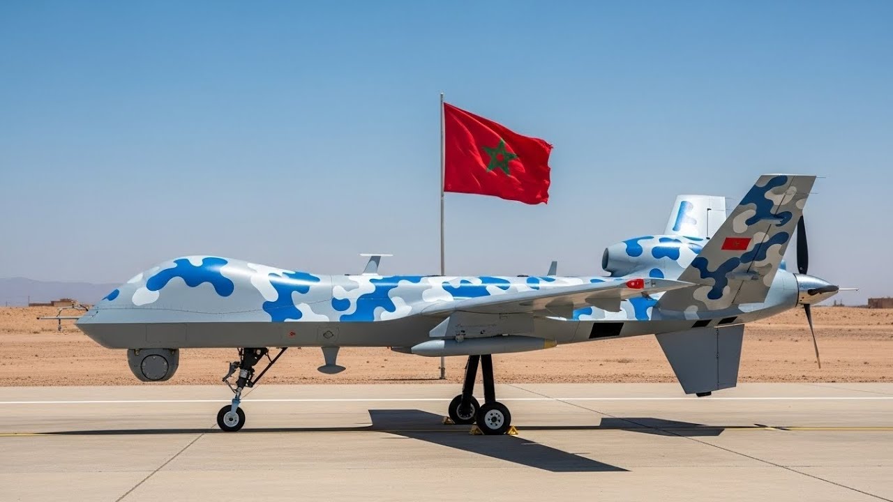 لن تصدق ما يفعله هذا الدرون المغربي! Wing Loong II يرعب الجميع تحت سماء زرقاء صافية 😱🔥