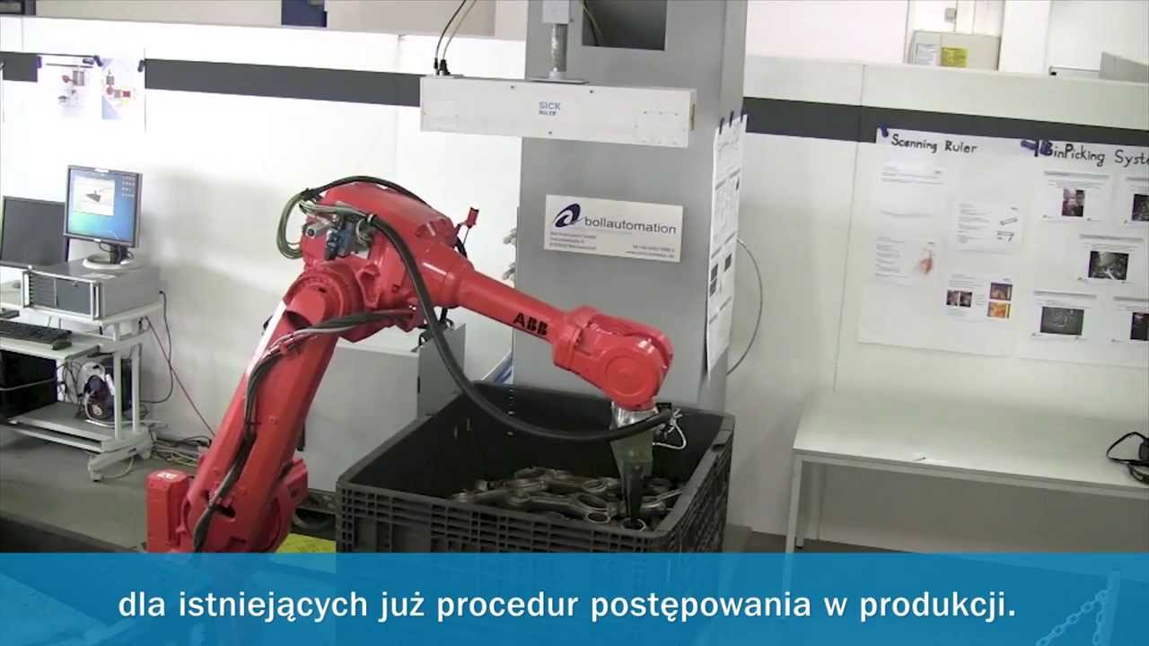 PLB system wizyjny do sterowania robotem pobierającym detale