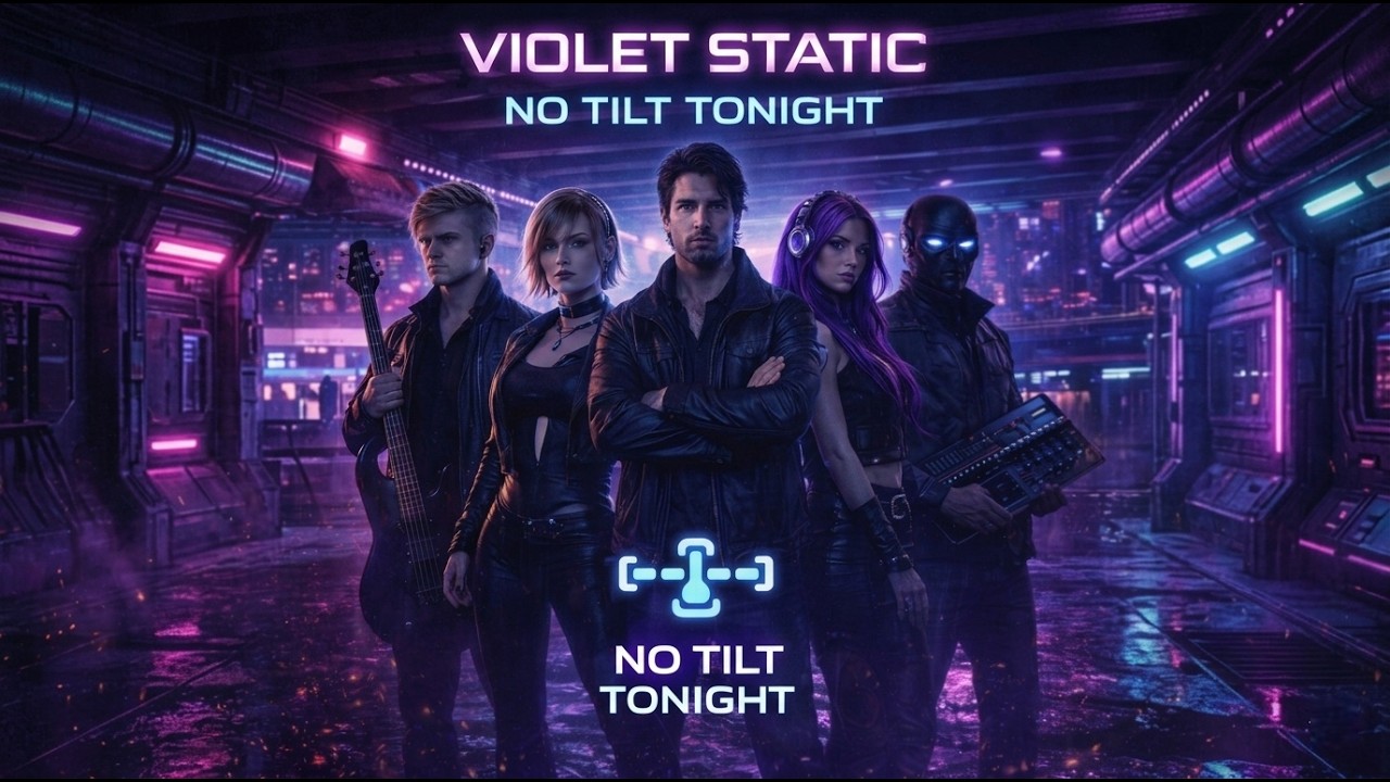 VIOLET STATIC — No Tilt Tonight (Official Visualizer)