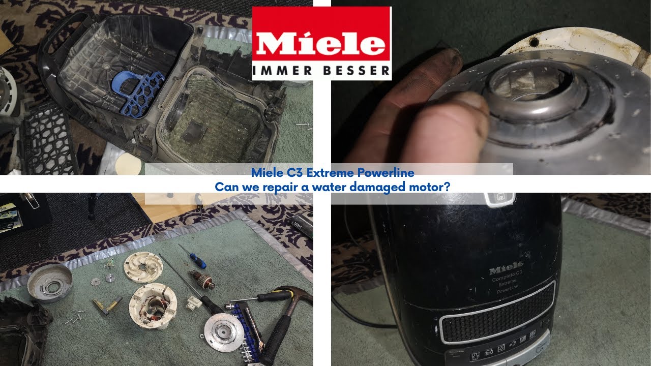 Repairing a WATER DAMAGED Miele C3 Compact Powerline EXTREME!