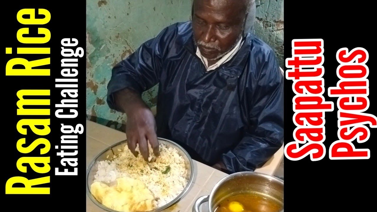 Rasam Rice Eating Challenge | Egg Omelette | Food Challenge India | Saapattu Beeman