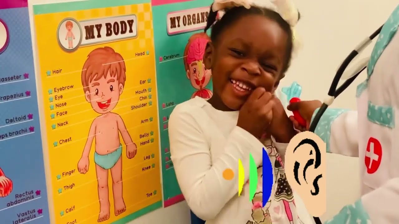 Miss Polly Had a Dolly| Abbi and Ziah Pretend to be Doctors| Kids Learning|Kids Songs