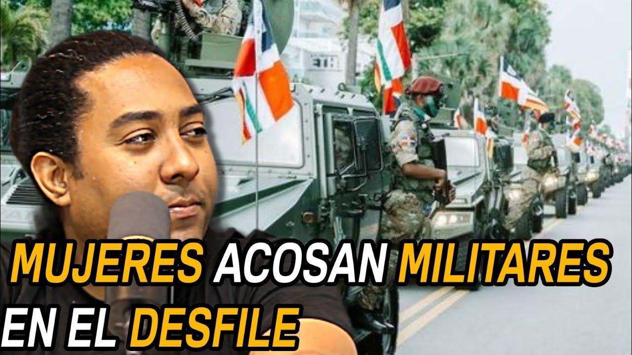 MUJERES IMPUNES DESPUES DE ACOSAR MILITARES EN DESFILE
